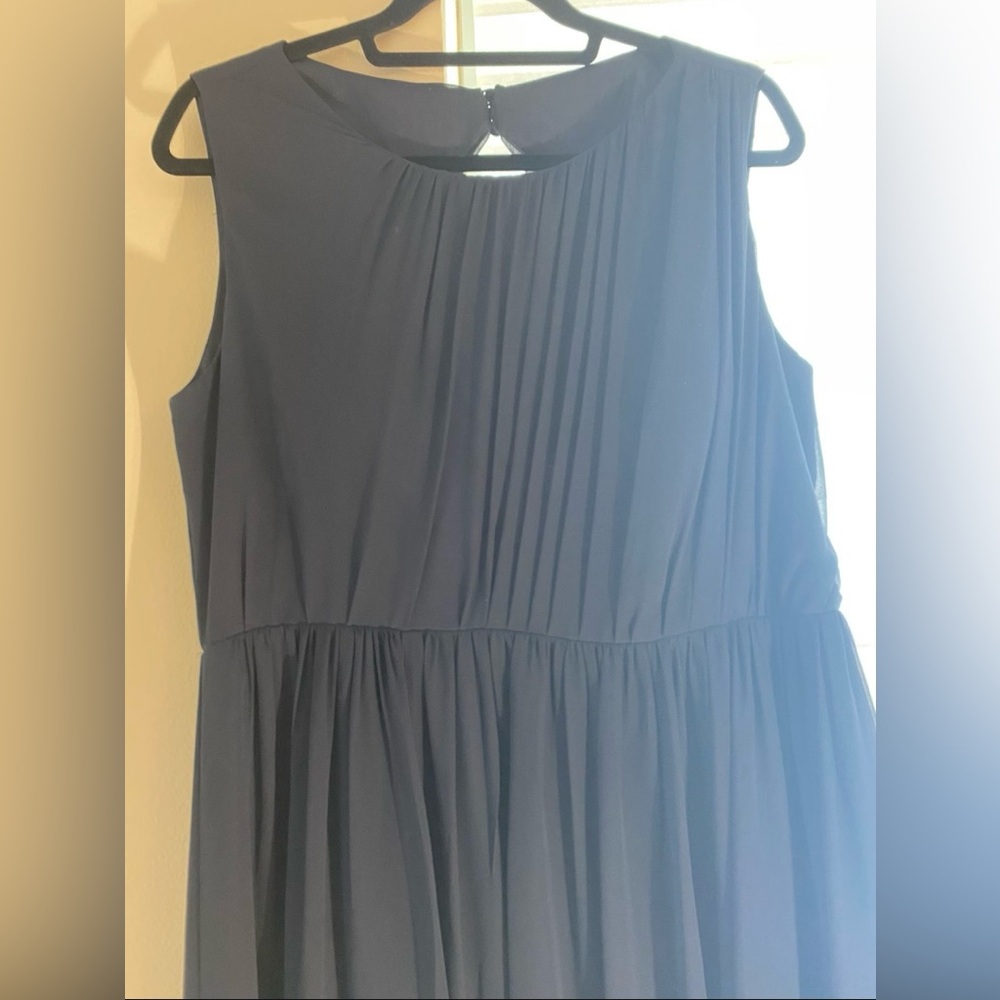 Jenny Yoo Eloise Chiffon Dress Size 18 - Picture 5 of 8
